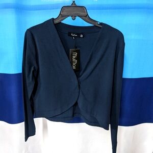 Women's Navy Blue Bomber Jacket